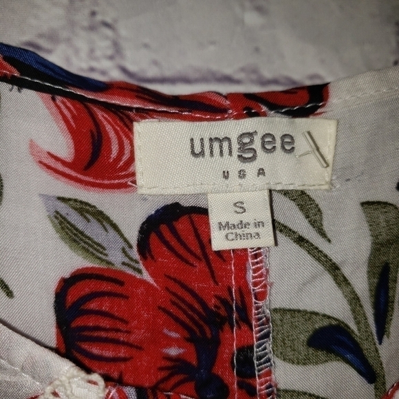 𝅺🧡UMGEE Floral Lace Eyelet Tank Top - Picture 2 of 6